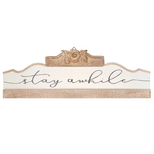 Shop For The Gold Stay Awhile Wall Sign By Ashland At Michaels